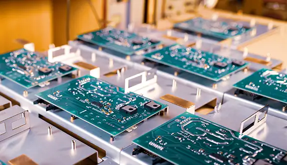 Completed prototype PCB